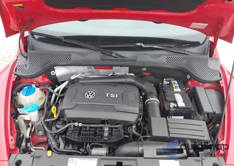 2014 Volkswagen Beetle 2.0T R-Line из США, поврежденный, VIN 3VW4T7AT9EM631261